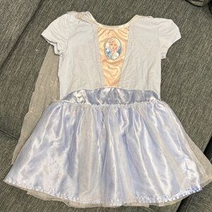 Disney Frozen Elsa Princess Costume - Silver and Blue 4T